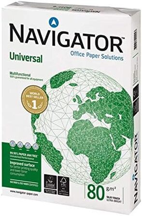 Папір універсальний А3-297 х 420 мм 80 г Навігатор Пак 500 фг