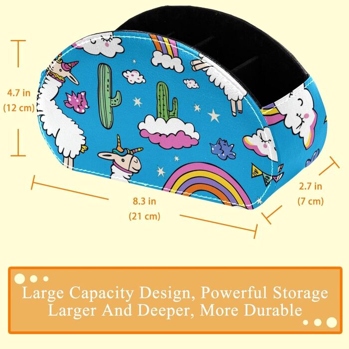 Пензлик для макіяжу, Художнє приладдя, Зберігання, Органайзер, Органайзер для ручок, Лама, Веселка, Кактус, Мультфільм, Багатофункціональний настільний органайзер Pattern 3226