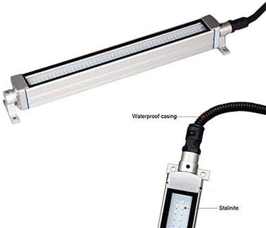 Вт промисловий / машинний світлодіодний трубчастий світильник, 110-220 В IP68 вибухозахищений світлодіодний ліхтар / внутрішнє освітлення верстата з ЧПУ (28) 28,0 Вт, 28