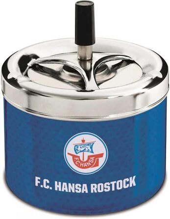 Попільничка F.C. Hansa Rostock Ротаційна попільничка Вітрова попільничка Попільничка - Плюс закладка Ми любимо футбол