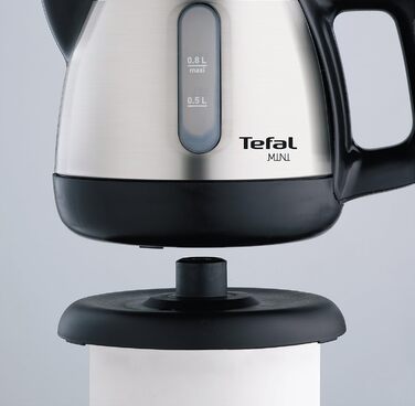 Чайник Tefal BI8125 Місткість 0,8 літра 2200 Вт Бездротовий зв'язок Розетка 360 Захист від сухого/перегріву 22 см Д x 24,9 см Ш x 55,8 см В Одноколірний