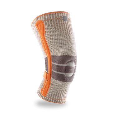 Наколінник BAUERFEIND для туризму Outdoor Knee Support, 1 унісекс наколінник для туристичного спорядження, можна носити праворуч і ліворуч, індивідуально регульований ремінь, мериносова шерсть XL