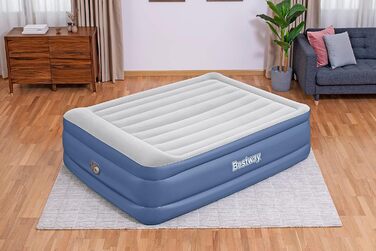 Надувне ліжко Bestway TriTech Vento з вбудованим електричним насосом Double XL/Hi 203 x 152 x 56 см