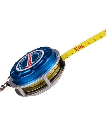 Лісова вимірювальна стрічка spencer super measuring tape 15 м нова, срібляста, синя