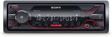 Автомагнітола Sony DSX-A410BT MP3 (подвійний Bluetooth, NFC, USB, AUX порт, підсвічування, 4 x 55 Вт, гучний зв'язок) червоний червоний з Bluetooth (NFC) Одинарний