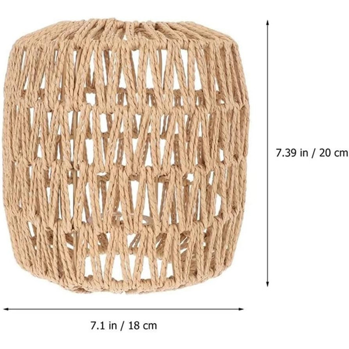 Імітація кришки для лампи з ротанга, ручна робота, плетена люстра, вінтажний абажур, декор для дому, підвісна підвіска, спальня