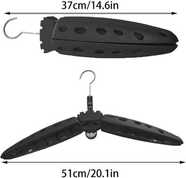 Вішалка для гідрокостюмів Yajimsa, Складна вішалка для гідрокостюмів для серфінгу - Складна вішалка для гідрокостюмів для серфінгу, аксесуарів для дайвінгу, Складна, вентильована вішалка
