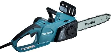 Бензопила Makita, 1.800 Вт, Чорна, Синя, Розмір 40 см Одинарна