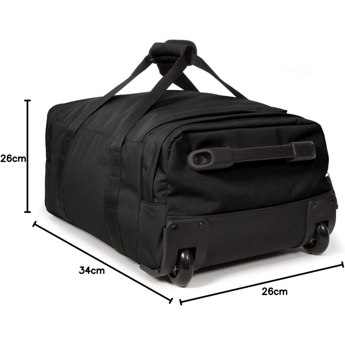 Дорожня сумка Eastpak Leatherface S, 55 x 34 x 26 см, 41 л - чорний (Black)