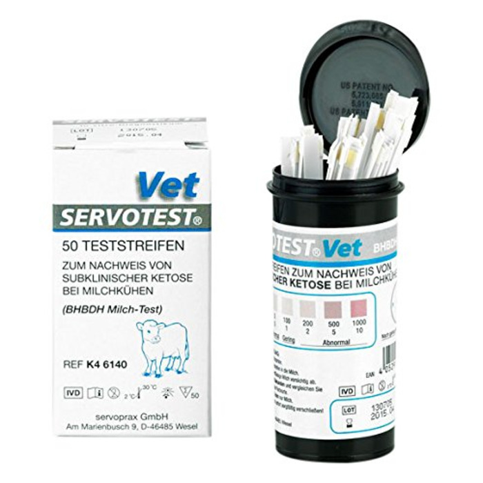 Тест на кетоз Servotest K4 6140 VET (50 упаковок)