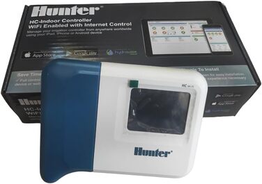 Комп'ютер для поливу GNCGarden Hunter HC1201 Hydrawise з керуванням по WLAN, 12 сезонів, години запуску в день