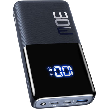 Невеликий, але потужний USB C (вхід і вихід) Зовнішні батареї мобільного телефону, акумулятор сумісний з iPhone 15 14 13 12 11 Pro Max Mini iPad Pro MacBook Air Samsung S21 S20 Huawei, 20000mAh, 30W Power Bank