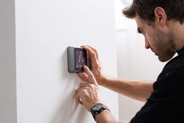 Провідний інтелектуальний термостат Honeywell Home T6 - чорний - сенсорний екран керування опаленням із геозонуванням, Alexa, Apple і Google - 868 МГц - просте встановлення та налаштування програми для комбінованих котлів