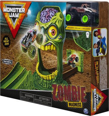 Ігровий набір Monster Jam Original Zombie Madness з ексклюзивним монстр-траком Зомбі, масштаб 164