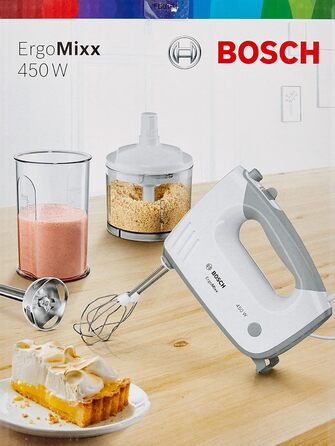 Побутова техніка Bosch MFQ36480, Пластик, Біла одинарна