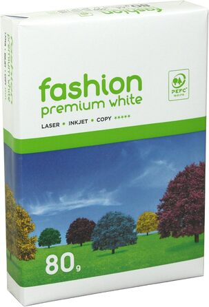 Копіювальний папір Clairefontaine Premium 'FASHION DIN A4 щільністю 80 г/м, 500 аркушів