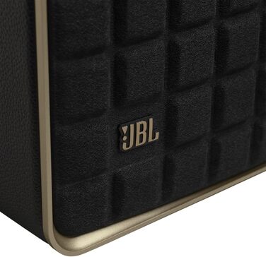 Розумна домашня колонка JBL Authentics 200 - Bluetooth-колонка з ретро-дизайном 70-х років - з Quadrex Grill, Google Assistant, Alexa, AirPlay та додатком JBL One - чорний