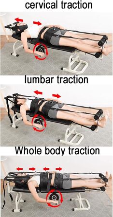 Пристрій для розтягування шийного відділу хребта та поперекового відділу, альтернативний інверсійний тракційний стіл, масажне тракційне ліжко, портативний пристрій для розтяжки поперекового відділу хребта, шириною 36 см