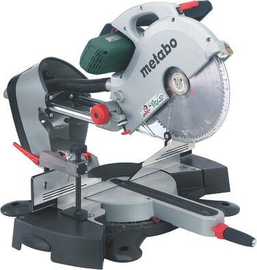 Поперечна пила Metabo KGS 315 Plus (1600 Вт, пила з функцією протягування, макс. Ширина різання 90/45 320 / 223 мм, макс. Глибина різання 90/45 120 / 76 мм, вкл. висувний подовжувач столу) 0103150000