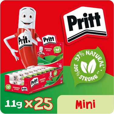 Клей-олівець Pritt 11г в прозорій коробці 25 шт.