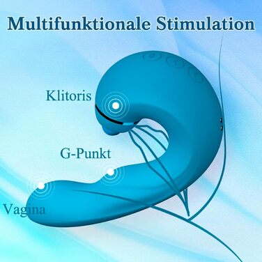 Фалоімітатор метелик Еротичні секс-іграшки, Секс-іграшки для пар Вібрація для жінок з 5 режимами облизування язика, кліторальний вібратор 3 в 1 G Секс анальний фалоімітатор Секс-іграшки для чоловіків 10 режимів вібрації, синій