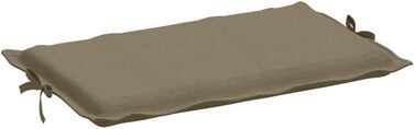 Подушка для шезлонгу ZEYUAN Melange Taupe 186x58x3 см Тканина, Подушка для шезлонга, Подушка для шезлонга, Подушка для шезлонга, Подушка для лави, Подушка для стільця для високих стільців, Подушки для шезлонга - 4002484