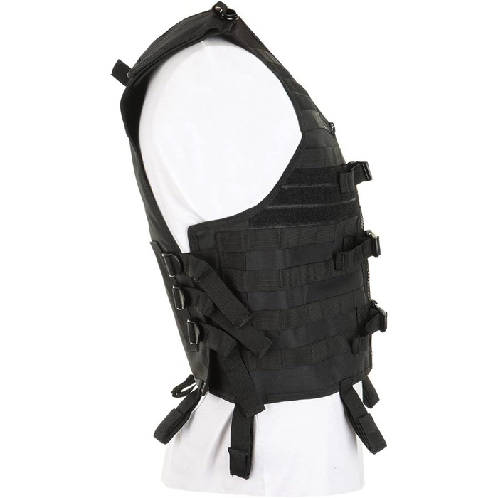 Жилет Mil-Tec унісекс Molle Carrier Vest один розмір чорний