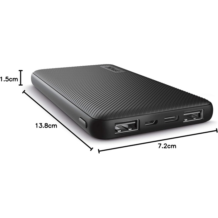 Мобільний телефон, смартфон, iPhone, iPad, Samsung, Xiaomi, планшет, 10000 mAh, Sustainable, USB C External Battery, Portable Charger 3A, Power Bank