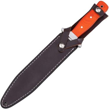 Ніж-перехоплювач PARFORCE Sautter Hatz-Watz Boar Hunter G10 FT у версії Full-Tang Orange