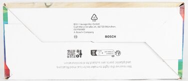 Ручний міксер Bosch MFQ3530, ручний міксер, 2 вінчики, 2 гачки для тіста з нержавіючої сталі, можна мити в посудомийній машині, 5 рівнів, 450 Вт, білий/сірий 7,7 см Д x 20,1 см Ш x 14,1 см в Білий/сірий