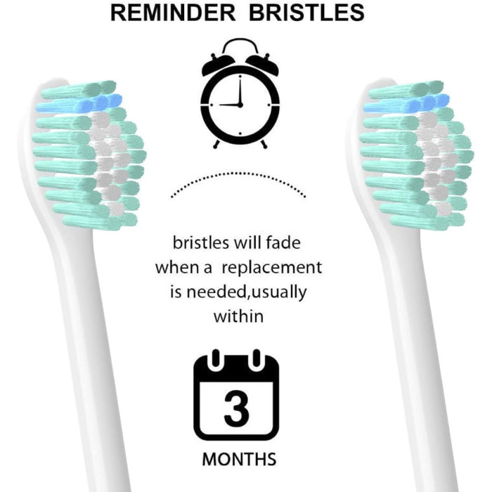 Змінні насадки для зубних щіток YanBan з 4 упаковок для електричної зубної щітки Philips, сумісні з Essence, Elite, Xtreme, Advanced і CleanCare