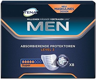 Вкладиші TENA For Men Level 1 - 4 упаковки / 4 x 24 96 шт. (8 шт. (6 упаковок))