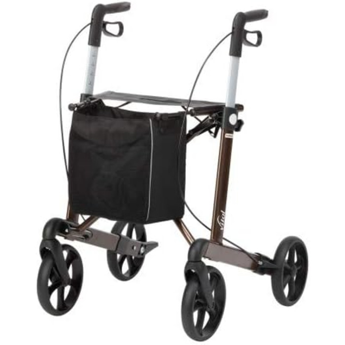 Висота сидіння Russka Rollator Vital 54см & 62 см / різне. Кольори / складаний Розмір Висота сидіння 62 см, колір мокко Висота сидіння 62 см Мокко