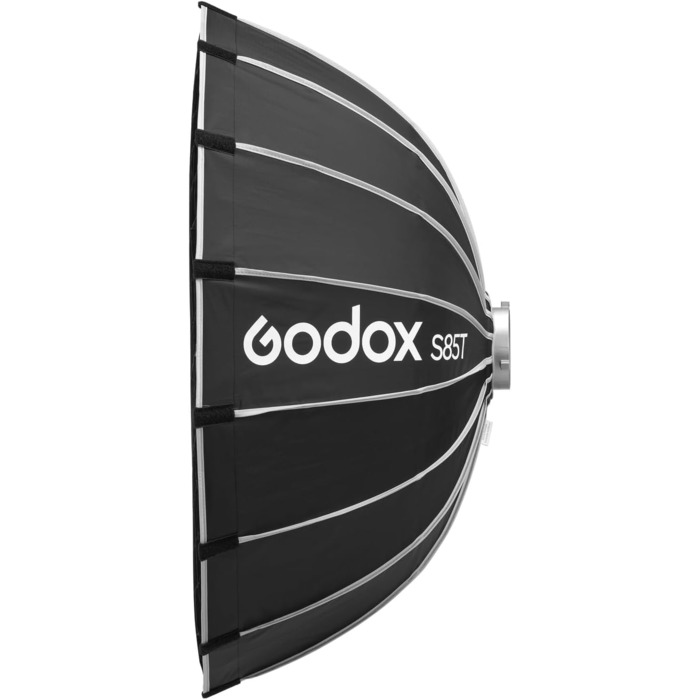 Портативний швидкознімний софтбокс GODOX S85T 85 см з решіткою для Godox SL60 SL300II VL150 VL300 UL150 та фотостудійного спалаху