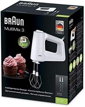 Ручний блендер Braun Household Multimix 3 HM3100 WH (500 Вт) чорний