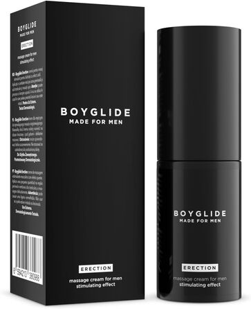 ІНТИМНА Boyglide Erection Cream крем для стимуляції ерекції статевого члена, відновлює кровообіг, потужний і тривалий ефект, 30 мл