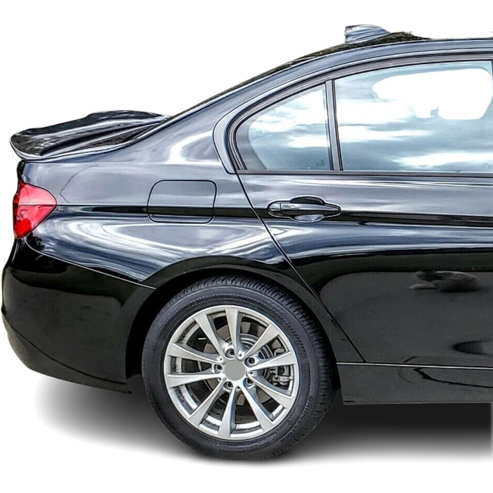 Задній спойлер Fly Design підходить для BMW F30 3 серії Limo PSM Style Gloss Black з ABS