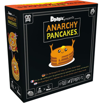 Виличні млинці, Dobble Anarchy Pancakes, Гра для вечірок, Карткова гра, 2-6 гравців, Від 8 років, 5 хвилин, Німецька, Багатомовна