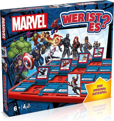 Виграшні ходи - хто це - Marvel - товари Marvel - вік 6 - німецька, в комплекті ігрове поле, ігрові елементи, картки, зелений, zwart