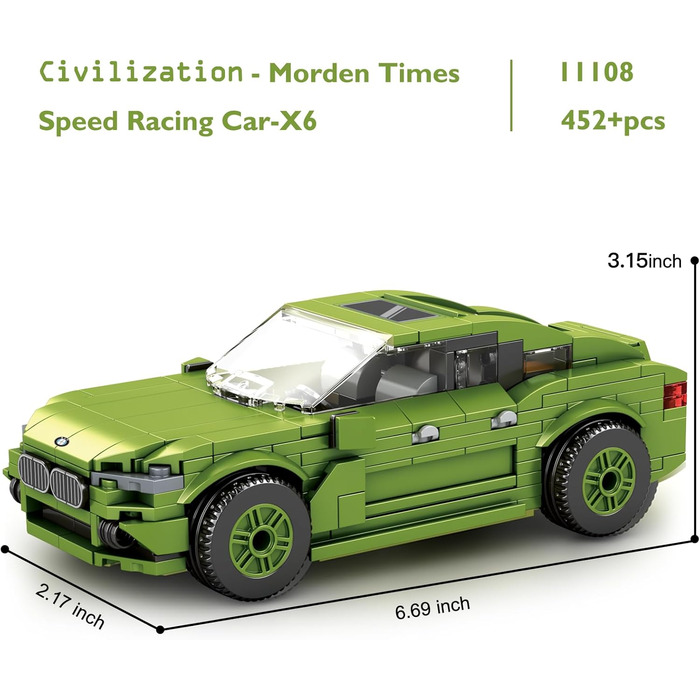 Конструктор JBricklayer Speed Racing Car-X6 11108