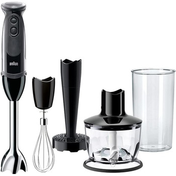 Кухонний міксер Braun Household MultiQuick 5 MQ 5237 BK 0,5 л ручний блендер чорний 1000 Вт 1000 Вт 5237BK 4 Аксесуари Single