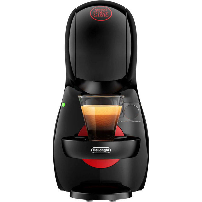 Капсульна машина De'Longhi Nescaf Dolce Gusto Piccolo XS EDG 210.B (для гарячих і холодних напоїв, тиск насоса 15 бар, ручне дозування води) чорний Чорний Одинарний