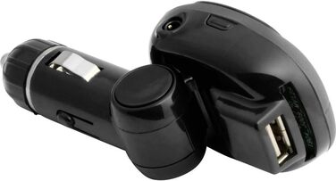 Передавач Technaxx 4594 BT з Bluetooth гучним зв'язком і зарядкою, чорний (FMT500)