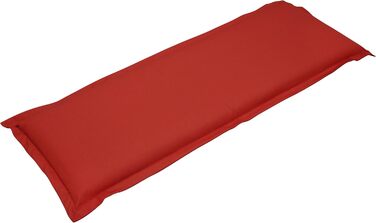 Дуже товста подушка на блискавці, 120 x 45 x 9 см, червона, 70433-AUGB2 Bench Pad Premium