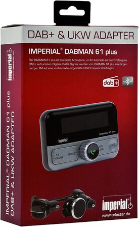 Автомобільний адаптер Imperial DABMAN 65 DAB Акумулятор microSD Bluetooth MP3 (без акумулятора)