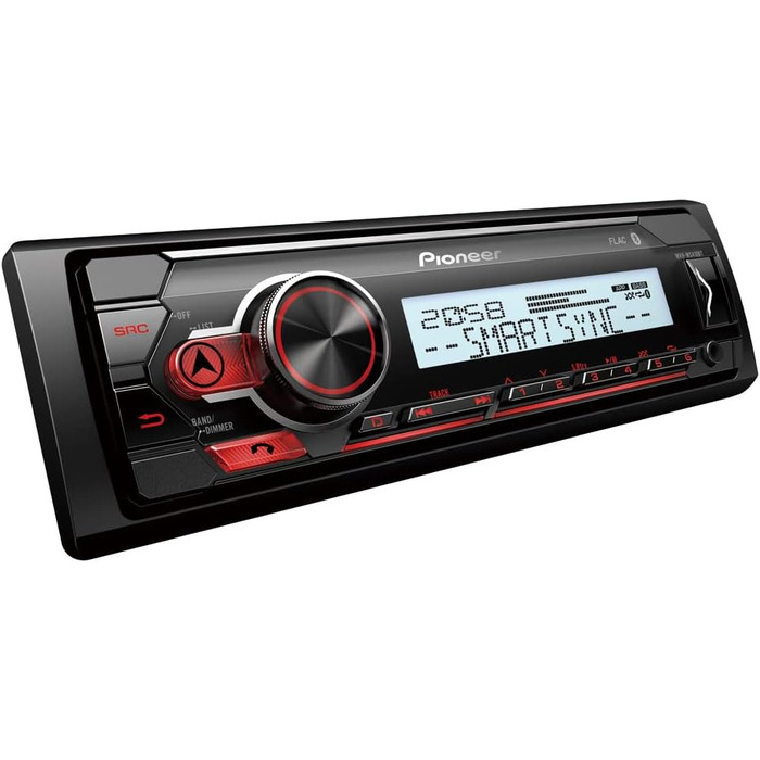 Автомагнітола Pioneer MVH-MS410BT захищена від бризок