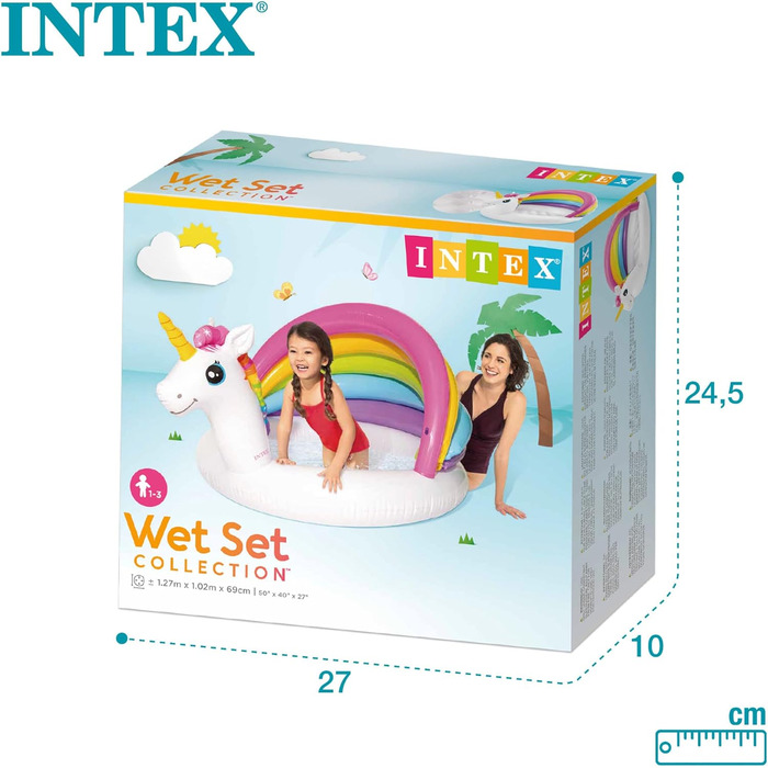 Дитячий басейн Intex Unicorn