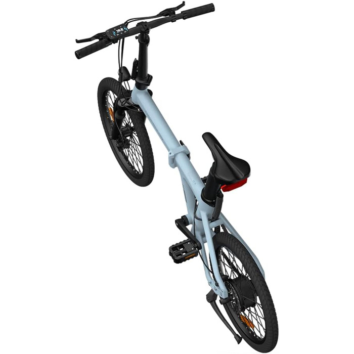 Надлегкий алюмінієвий корпус Dece Oasis Air 20S ebike, ремінний привід, ADO Smart APP, ТРИ швидкісні режими роблять міські поїздки більш комфортними та зручними (амортизаційна версія) Синій