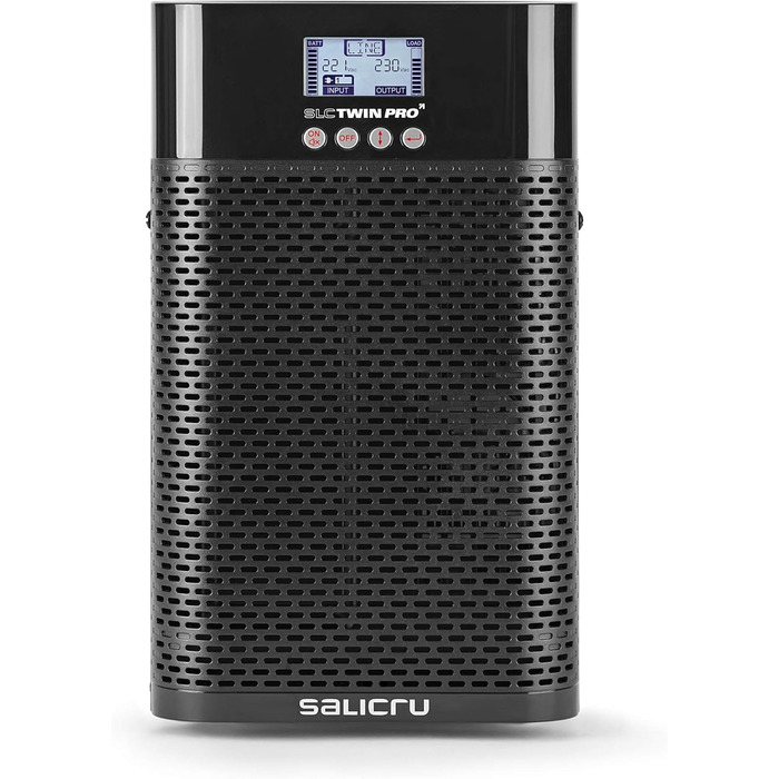 ДБЖ Salicru SLC-3000-Twin Pro2, онлайн, вежа, 2, 7 кВт, виходи Schucko Black 3000 ВА 3000 ВА Schuko