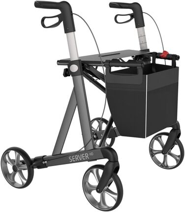 Шини Rehasense Server Aluminium Lightweight Rollator burgundy L - 62 см TPE